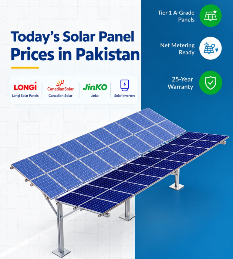 Today's Solar Panel Prices in Pakistan